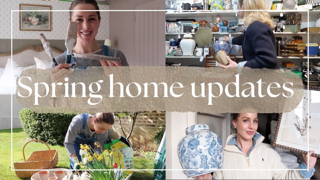 FIRST WEEK OF SPRING | DECORATING, HOME SHOPPING, M&S FOOD SHOP & NEW ANTIQUE FINDS