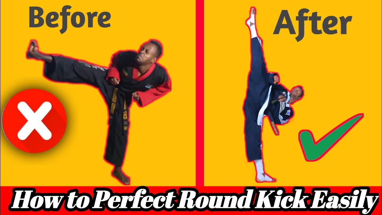 How to do perfect Round Kick easily ቀጥ ያለ ጫማ ጥፊ እንዴት በቀላሉ መስራት እንችላለን ...