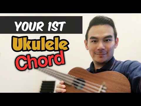 How To Play Your First Ukulele Chord - YouTube