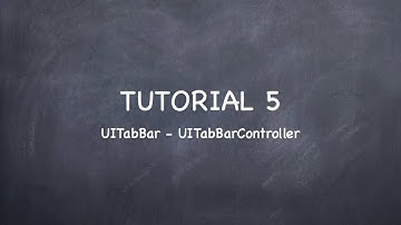 iOS Tutorial 5 "UITabBar - UITabBarController"