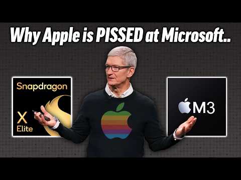 Microsoft ATTACKS Apple's M3 with X Elite - Will they WIN?!