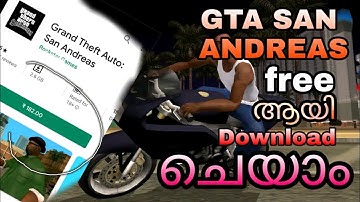 Thumbnail of HOW TO DOWNLOAD GTA SAN ANDREAS FULL GAME IN PHONE l MALAYALAYAM l RT GAMING