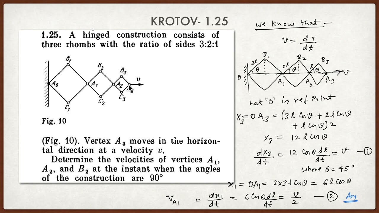 Krotov 1.25// physics // kinematics// class 11th// JEE advanced