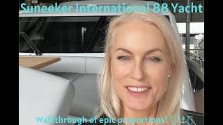 Sunseeker 88 Yacht Walkthrough - My longest most detailed walkthrough ever!