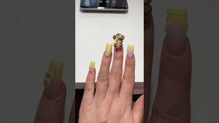 Monkey nails🐒🍌 #monkeynails #nailtransition#nailtech #nailinspo #3dnailart #nailart #naildesign