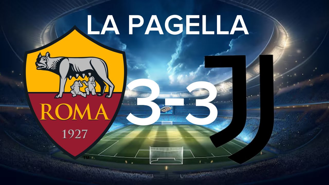 GATTONE CON LA GRINTA🤯‼️ PERIN BOCCIATO❌ CONCEICAO GOLAZO😱 LA PAGELLA ROMA-JUVENTUS 3-3‼️