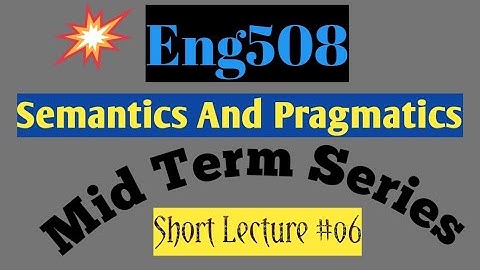 ||Eng508||Lesson 06||Short Lectures|Midterm Series||@Study with Awan