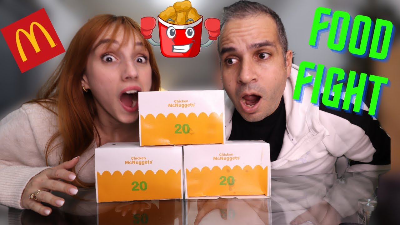 McDonald's Food Fight με την @MariannaGrfld | Babis Ch