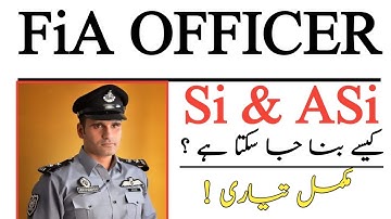 How to Become FIA Officers || FIA Sub inspector & ASI Tips And Test preparations