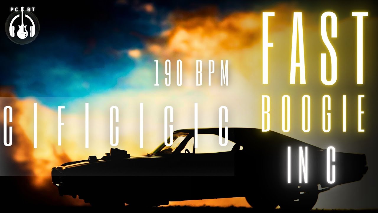 Fast Boogie Backing Track in C @ 190 BPM 🎶🔥