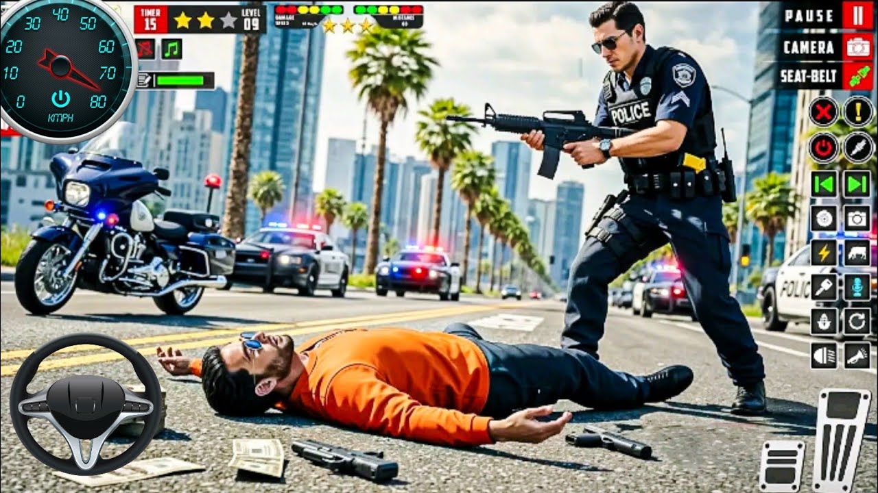 Police Car Chase Simulator 3D Game - Real Cop Cars Driving Simulator ...