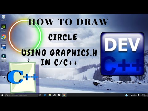How to Draw Circle in C++ || Dev C++ || Complete Explanation