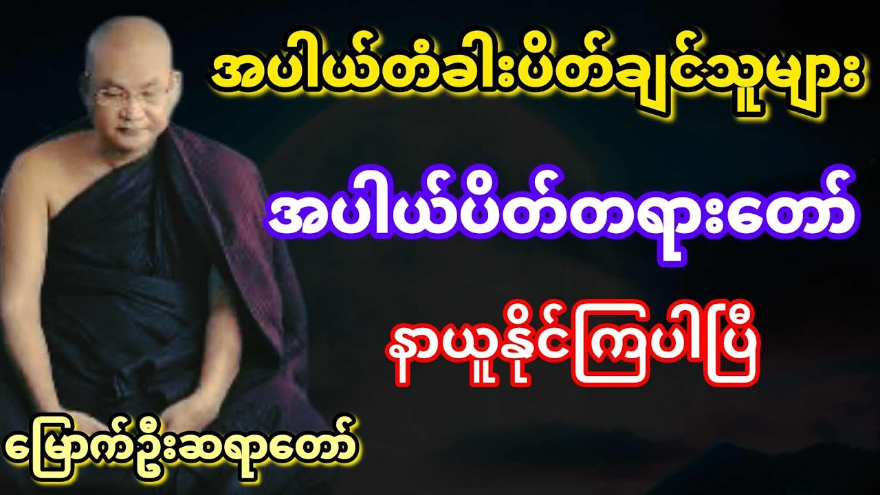 အပါယ်တံခါးပိတ်ချင်သူများ အပါယ်ပိတ်တရားတော် နာယူနိုင်ကြပါပြီ#မြောက်ဦးဆရာတော်@DhammaSanyay 