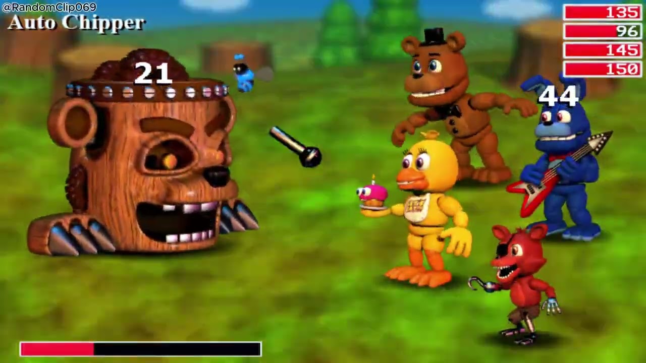 FNaF World: HARD MODE Full Playthrough - Pt. 1 (No Commentary)