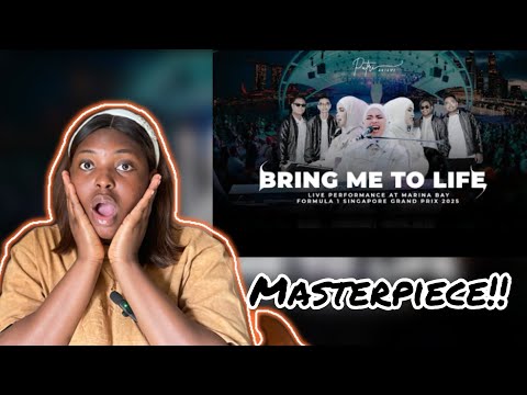 Reaction to EVANESCENCE- BRING ME TO LIFE, PUTRI ARIANI COVER (F1 SINGAPORE LIVE PERFORM)