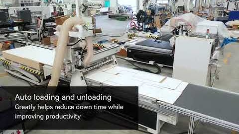 Linear tool changer nesting machine with Automatic Pre-labeling system