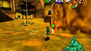 Zelda Ocarina of Time Chicken Attack