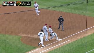 PHI@NYY: Franco dives and touches first for the out screenshot 5