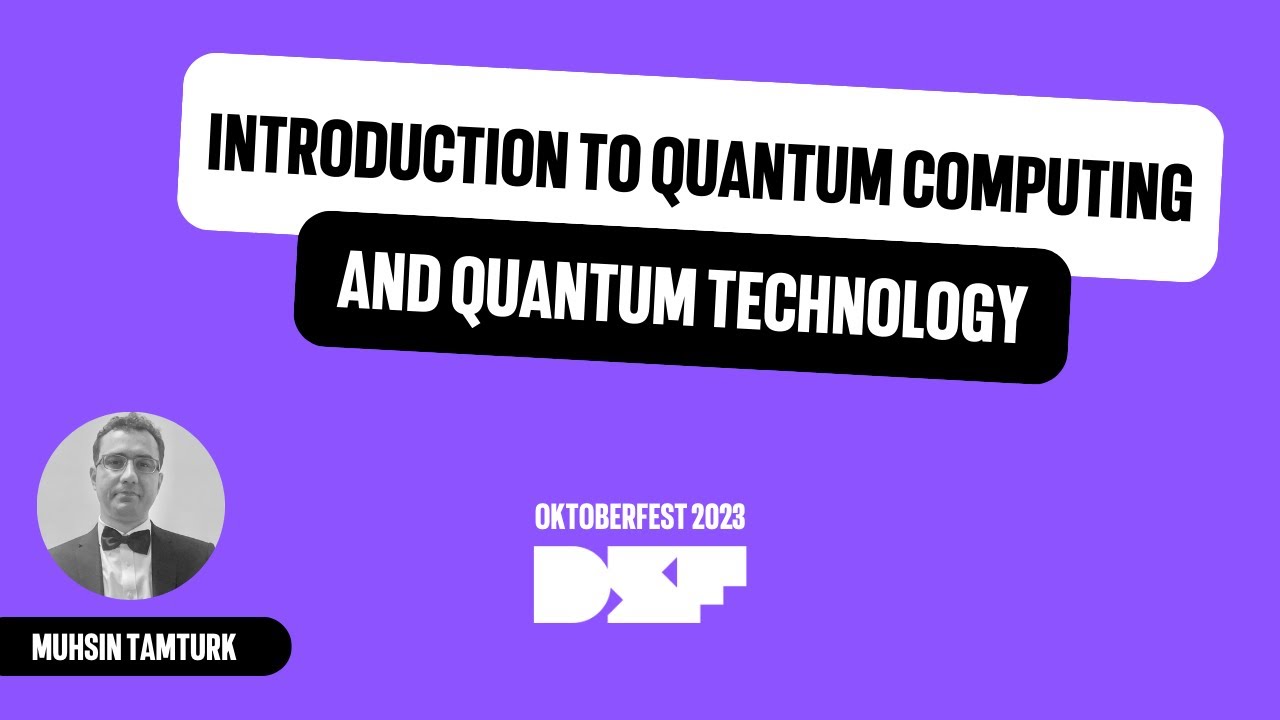 Introduction to Quantum Computing and Quantum Technology - YouTube