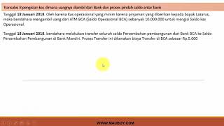 3.10 Pengisian Kas Kecil dan transfer saldo Antar Bank (Accurate Accounting Software)