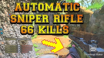 BLACK OPS 4 VENDETTA Sniper Rifle 66 KILLS ( The NEW AUTOMATIC Sniper rifle ) Cod BO4