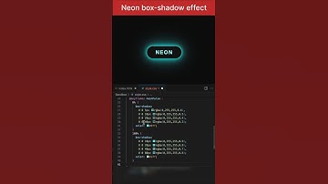 CTA neon box shadow effect | HTML CSS