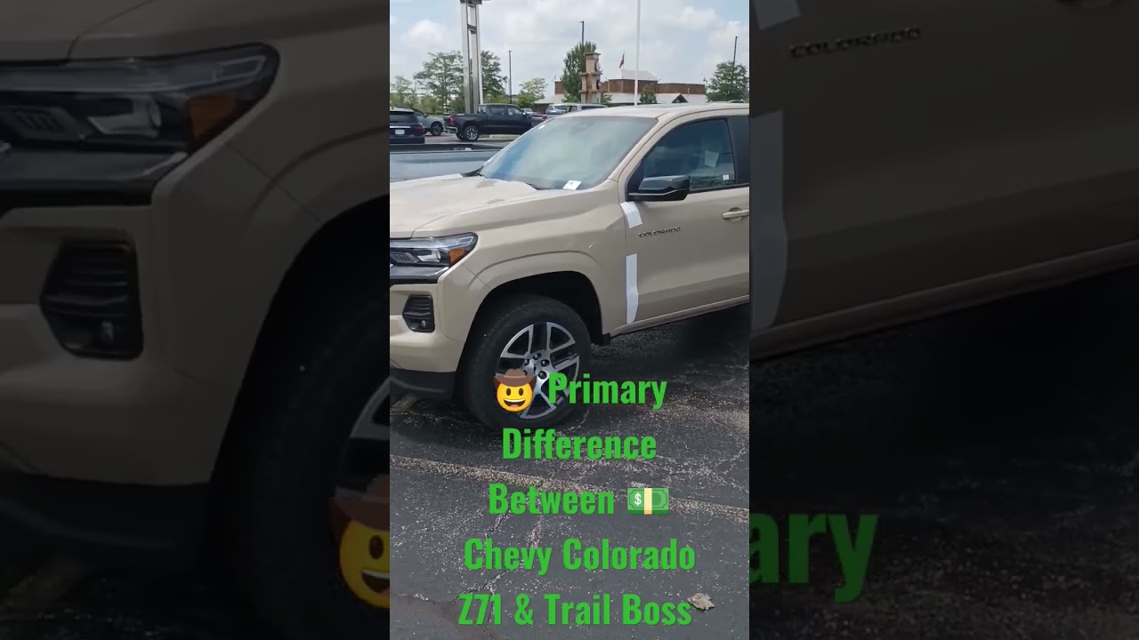 🤔#1 Difference Between the Chevy Colorado Z71 and Trail Boss