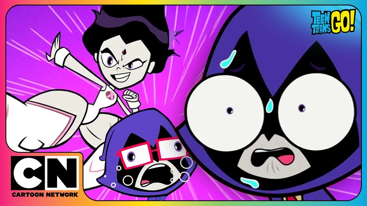 👑 Raven's Many MOODS! 😄😡😭😂👀 | Teen Titans Go! | Raven's BEST Moments | Cartoon Network Asia