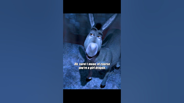 When the dragon falls in love with the donkey! || Movie：Shrek (2001).#movie #film #shortvideo