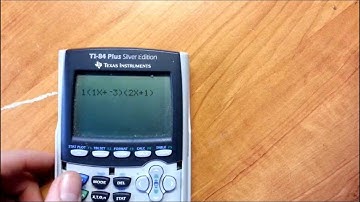 Factoring Polynomials Program TI-84