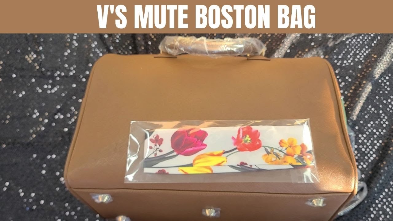 UNBOXING V Mute Boston Bag + Giveaway - YouTube