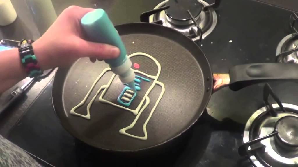 Pancake Art Star Wars pancakes / crêpes r2d2 YouTube