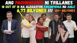TRILLANES AT AMLC NAGTUGMA SA 18 ALEGASYON KAY SARA AT DIGONG! 6.77 BILYONES BISTADO! P180+M HULI!