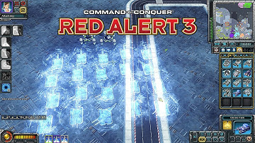 Red Alert 3 Epic War MOD Allies | Pure Tanks or Surface only PVE Map!