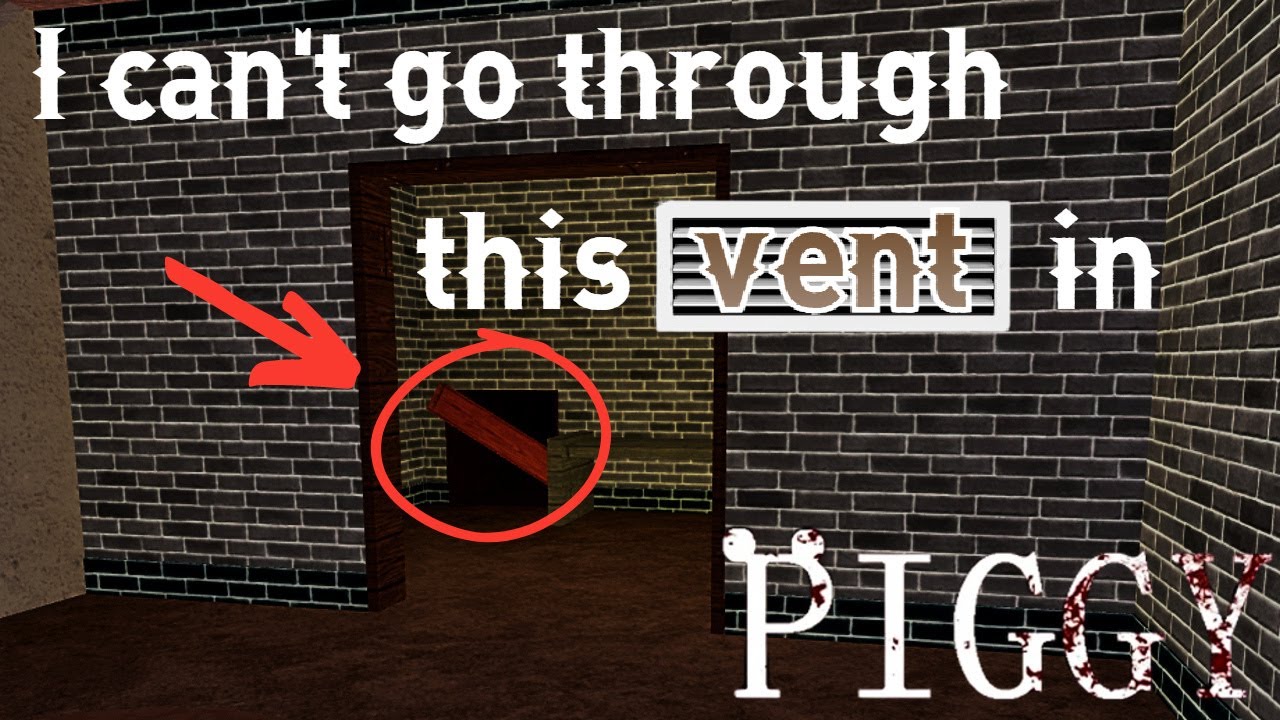 A glitch prevents me from using the vent properly in Piggy! [Roblox]