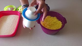 Arancini / Arancine di riso con Picciriddu, Cuoci Riso Giga e Brocca MicroCook Cuociriso Tupperware