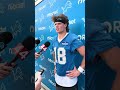 #lions WR Isaac TeSlaa: "I don’t know how you’re going to guard all of our skill positions."
