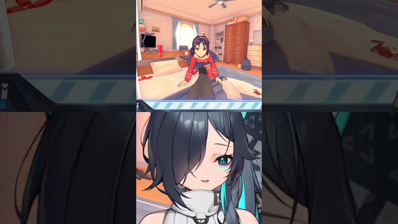 Oneesan VTuber Falls In Love With Mita From MiSide ?? #shorts