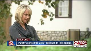 Parents concerned about bed bugs at area school