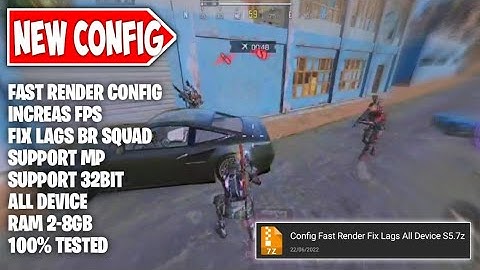 CONFIG FAST RENDER FIX LAGS IN COD MOBILE | INCREAS 60FPS ALL DEVICE | CONFIG CODM
