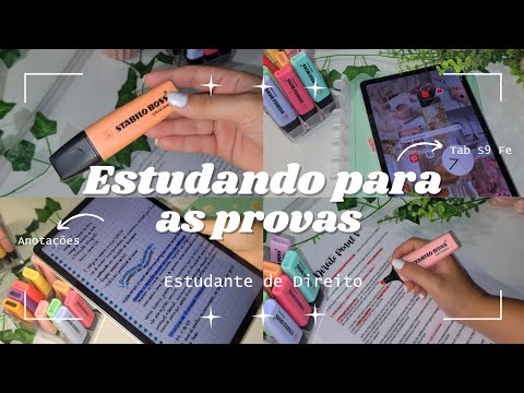 STUDY VLOG - Semana de provas | Estudante de Direito 🖇⚖️📝 | Dicas, estudos e mais!