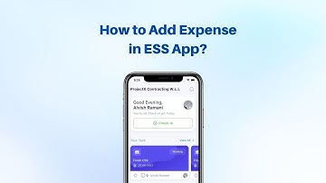 ESS Add Expense