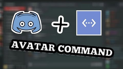 how to make avatar command with bot designer for discord