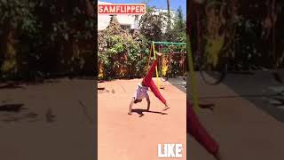5 steps only !. and learn C/W d-leg 😱⁉️⁉️ #samflipper #tutorial #flip #amzing #talent