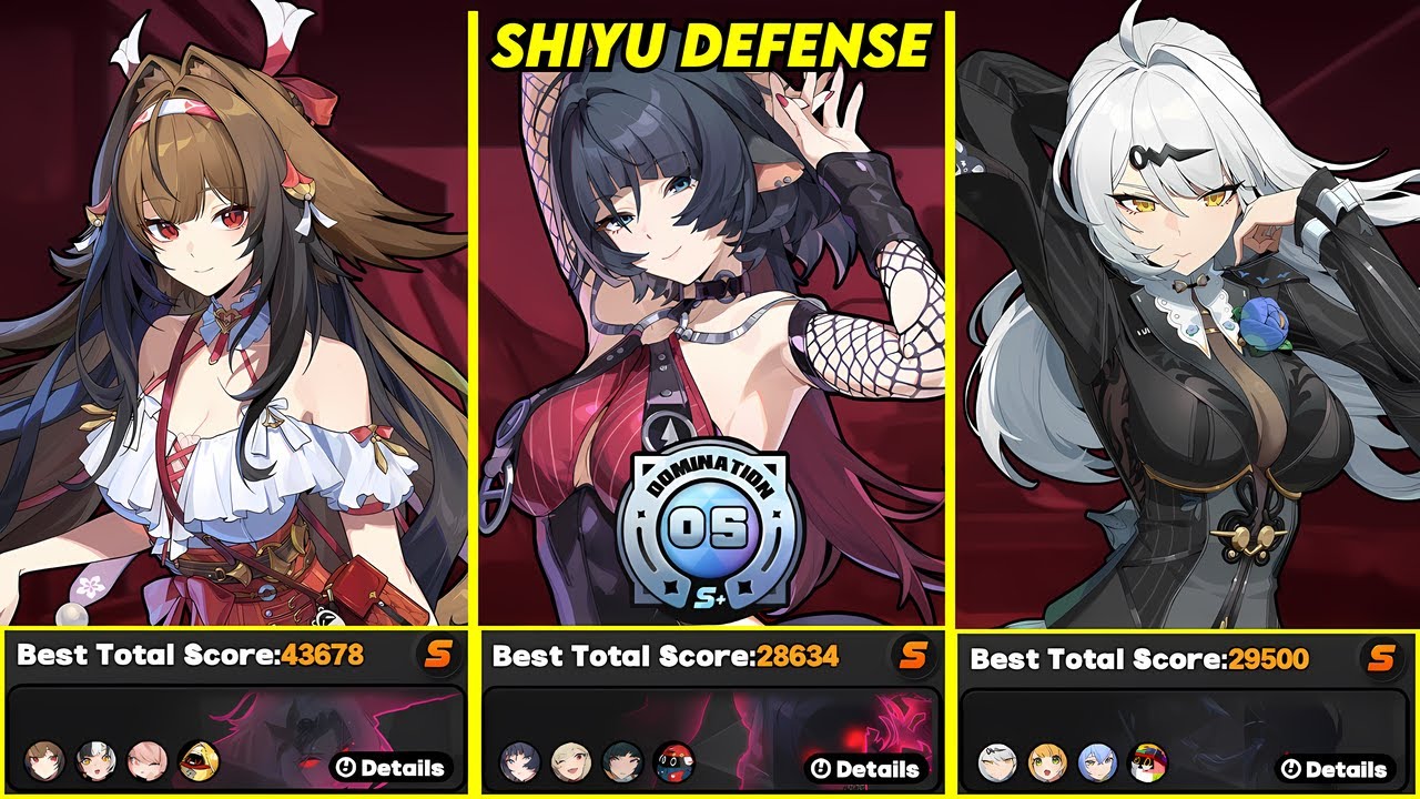 Ye Shunguang, Jane Doe & Yixuan | Shiyu Defense Node 5 S+ Rank Clear | Zenless Zone Zero
