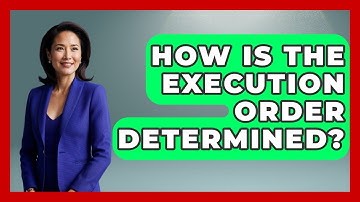 How Is The Execution Order Determined? - Jail & Prison Insider