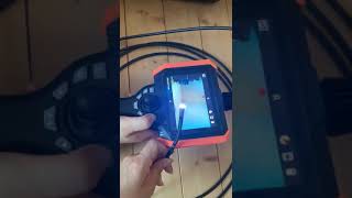 Portable industrial inspection video borescope snaked camera for aircraft engine maintenance