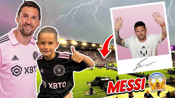 WE TRAVELLED 5,000 MILES TO MEET MESSI ✈️ 🇺🇸 🐐