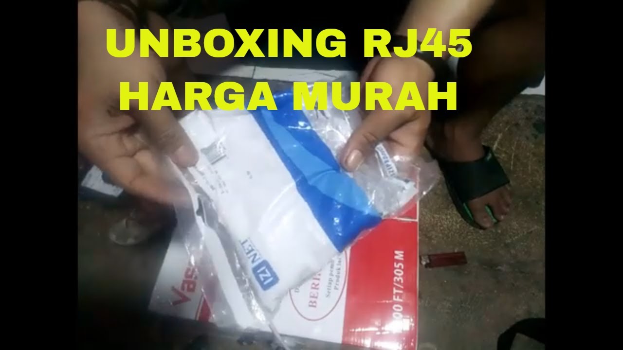 UNBOXING RJ45 DIBAWAH 50RB