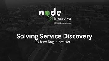 Solving Service Discovery by Richard Roger, Nearform